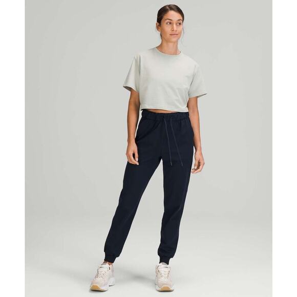 Lululemon True Navy Stretch High Rise Jogger Full Length Women's Size 4 - Picture 1 of 14